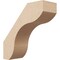 Ekena Millwork 5-inch W x 14-inch D x 14-inch H Stanfield Rough Cedar Woodgrain TimberThane Knee Brace, Primed BRCUR05X14X14STARCPR - alternate 1